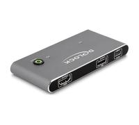 Delock Switch KVM USB-C per HDMI 8K 60 Hz con USB 2.0 7680 x 4320 11486