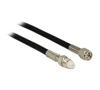 DeLOCK 12437 cavo coassiale 1 m SMA FME RG-58 Nero