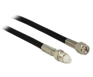 DeLOCK 12451 cavo coassiale 10 m SMA FME RG-58 Nero