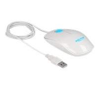 DeLOCK 12537 mouse USB Ottico 1200 DPI Ambidestro