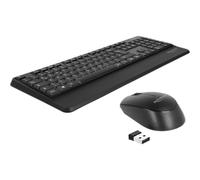 Delock Set tastiera e mouse USB 2,4 GHz nero (supporto pallamano)