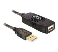 Delock 15m USB 2.0 15 m Maschio/Femmina Nero Cavo da 15 m di Prolunga 82689