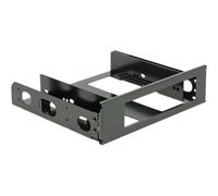 Delock 18267 Universale Staffa di montaggio HDD Alluminio Nero 3.5" Telaio di