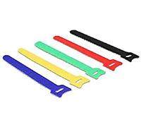 DeLOCK 18634 fascetta Nylon Nero, Blu, Verde, Rosso, Giallo 10 pezzo(i)