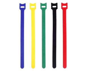 DeLOCK 18636 Fascetta Nylon Nero, Blu, Verde, Rosso, Giallo 10 Pezzo(i)