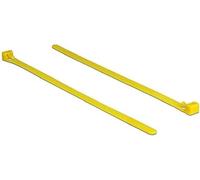 DeLOCK 18759 Releasable cable tie Nylon Giallo 100pezzo(i) fascetta
