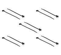DeLOCK 18893 Fascetta Releasable Cable Tie Nylon Nero 10 Pezzo 18893, Releasable Cable Tie, Nylon, Nero, V2, -40-85 °C, 14 cm