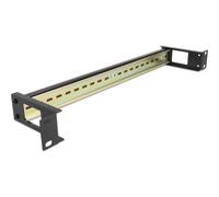 Delock 19" Hutschienenpanel con seitlicher Kabeldurchführung Accessori 67031