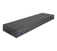 DeLOCK 64240 hub di interfaccia USB 3.2 Gen 2(3.1 Gen 2) Type-B 10000 Mbit/s Nero