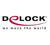 Delock 19? Kabelmanagement Rangierpanel con Bürste black 1 he 67628