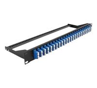 Delock 19" LWL Patchpanel LC Quad blau Patch panel 24-port 43398