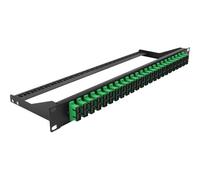 Delock 19" LWL Patchpanel SC Duplex grün Patch panel 24-port 43393
