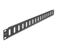 DeLOCK 19? Panel per Adattatore con Schraubanschluss 16 Port Nero