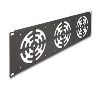 Delock 19" Rackblende per 3 Ventola 120 x mm dunkelgrau he 66747