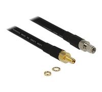 DELOCK 1m SMA/SMA cavo coassiale CFD400, LLC400 Nero