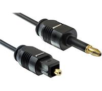 DeLOCK 1m Toslink cavo audio Mini-TOSLINK Nero