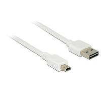 DeLOCK 1m, USB2.0-A/USB2.0 Mini-B cavo USB USB A USB B Bianco