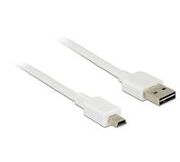 DeLOCK 1m, USB2.0-A/USB2.0 Mini-B cavo USB USB A USB B Bianco