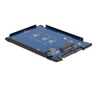 DeLock Convertitore M.2 > SATA 62688 2,5" SATA 22 pin con alloggiamento Nero