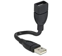 Delock - 2 cavi USB 2.0-A maschio > presa ShapeCable 15 cm