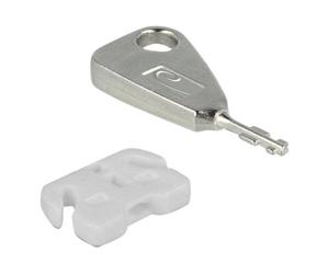 Delock 20648 Argento Bianco Blocco porte USB per USB-A femmina