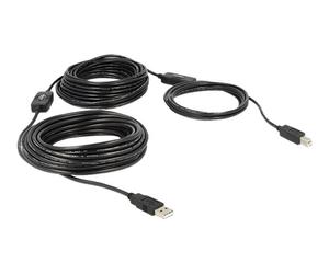 Delock 20m USB2.0-A USB2.0-B 20 m USB A USB B USB 2.0 Maschio/Maschio 83557