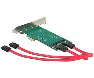 DeLOCK 2X 67-Pin M.2 Key B - 2X SATA 7-Pin Scheda di interfaccia e Adattatore Interno