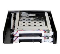 Delock 3.5" Mobile Rack Nero da 3.5? per 2 x 2.5? SATA HDD / SSD 47189