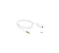 DELOCK 84480 - Cavi audio, 3.5 mm di cardanica sulla frizione, iPhone, 1 m