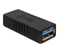 DeLOCK USB 3.0-A Adapter USB-A Nero