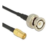 DeLOCK 3m, BNC/SMB cavo coassiale RG-174 Nero