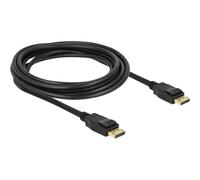 DELOCK 83807 - Cavo DisplayPort, connettore DisplayPort 1.2, 4K, 3 m, nero
