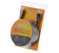 DELOCK HDMI Kabel Ethernet A -> A St/St 3.00m Prem NUOVO