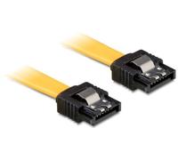 DeLOCK 3x SATA 6Gb/s Cable 10 cm Yellow / Metal 3 10cm