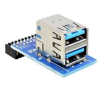 Delock 41865 USB 3.2 Gen 1 (3.1 Gen 1) 3.0 Pin Header female > 2 x USB 3.0
