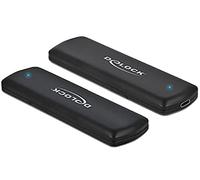 DeLOCK 42615 Contenitore di unità di archiviazione M.2 Alloggiamento SSD Nero 42615, M.2, M.2, 1.5 mm, 3.2 Gen 2 (3.1 Gen 2), USB Tipo-C, Femmina