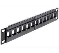 DELOCK 43259 - Pannello patchpanel 10” Keystone 12 porte