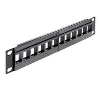 DELOCK 43259 - Pannello patchpanel 10” Keystone 12 porte