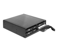 DELOCK 47220 - Telaio rimovibile da 5,25” per 4 x HDD/SSD SATA 2,5”