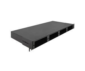 DELOCK 48,30cm (19) LWL HD (High Density) Patchpanel 1 He Schwarz (66924)