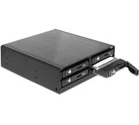 DELOCK 47220 - Telaio rimovibile da 5,25” per 4 x HDD/SSD SATA 2,5”
