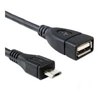 DeLOCK 50cm USB micro-B/USB2.0-A cavo USB 0,5 m Micro-USB B USB A Nero
