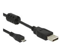 DeLOCK 5m, USB 2.0-A/USB 2.0 Micro-B cavo USB USB A Micro-USB B Nero