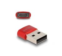 DeLOCK 60050 Adattatore per inversione del Genere dei Cavi USB C USB A Rosso