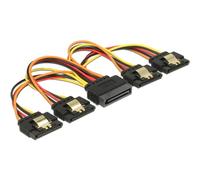 Delock 60156 - Cavo SATA SATA a 15 pin, 0,15 m, multicolore