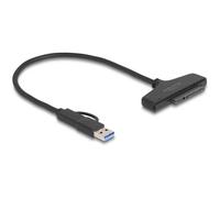 Delock 61042 Cavo Hard Disk 30 cm Nero