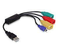 DELOCK 61724 - Cavo HUB esterno a 4 porte USB 2.0