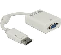 DeLOCK 61766 cavo di interfaccia e adattatore DisplayPort VGA Bianco