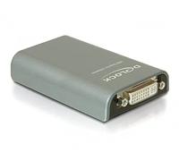 DeLOCK 61787 cavo di interfaccia e adattatore USB 2.0 DVI Grigio