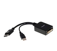 DeLOCK 61855 cavo di interfaccia e adattatore Displayport 20 pin DVI-I 24+5 Nero